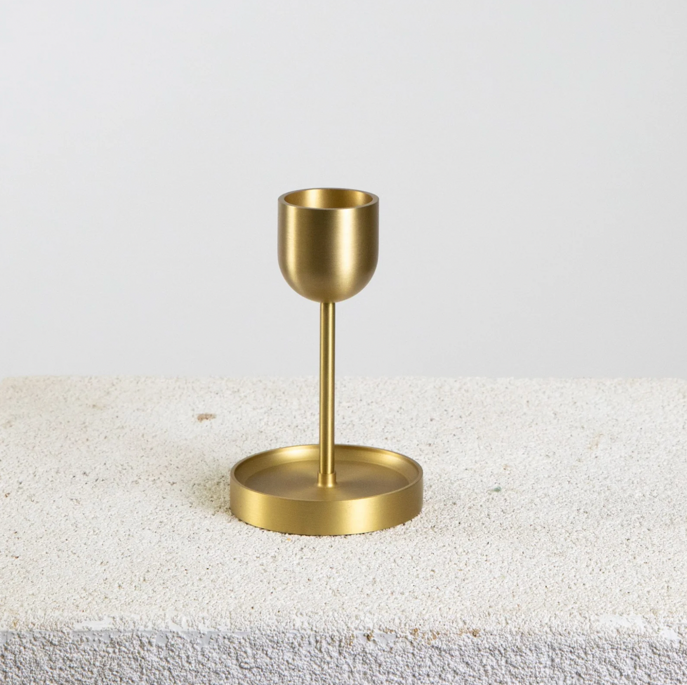 Large Brass Candle Holder